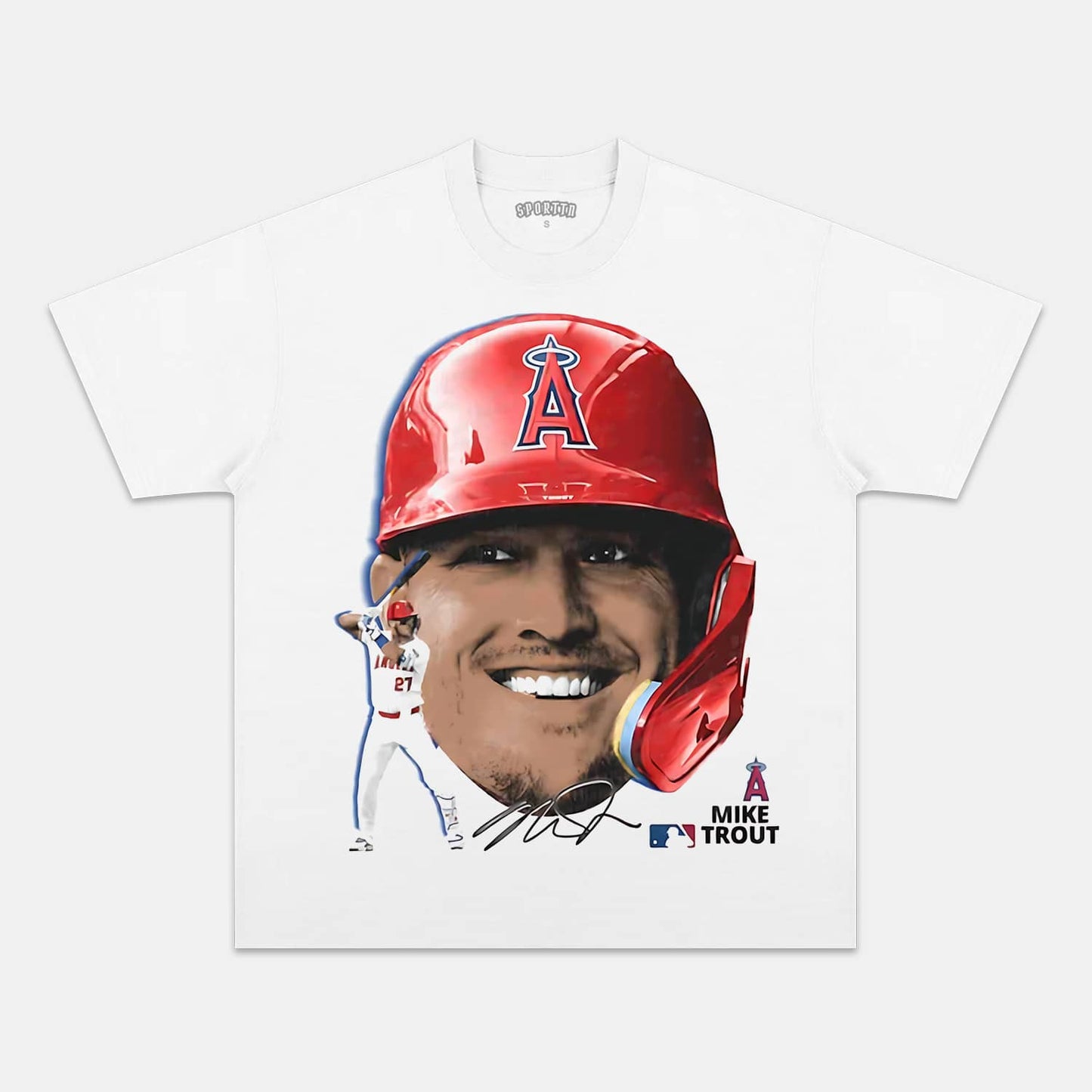 BIG FACE MIKE TROUT TEE Style001