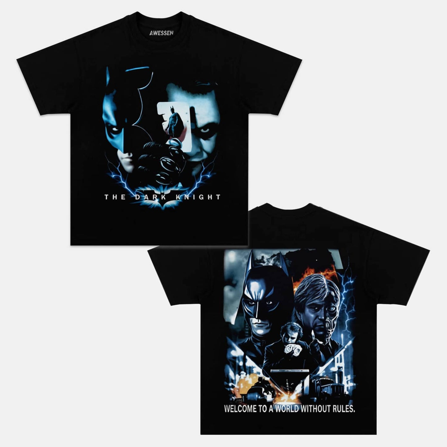 DARK KNIGHT TEE Style001 - clothing by TeeHivey.com (Image 2)