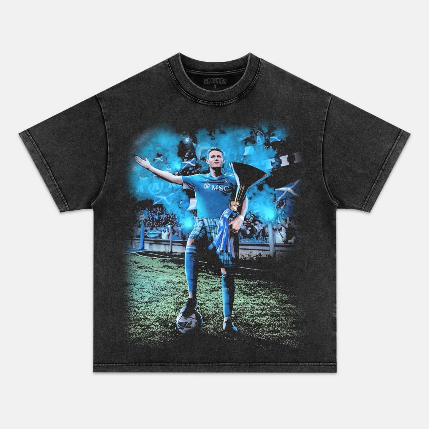 NAPOLI WIN 4TH SERIE A TITLE TEE. 5.24 - clothing by TeeHivey.com (Image 2)