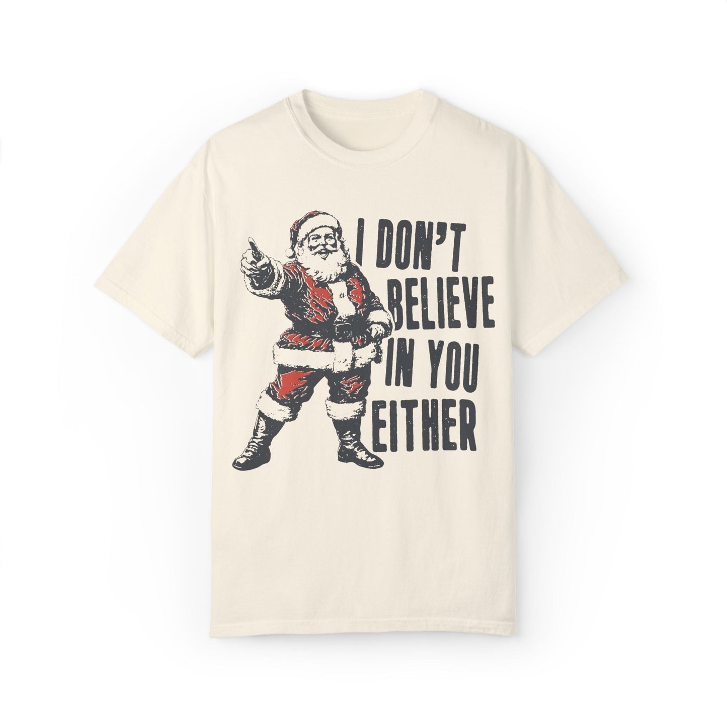 Funny Santa Christmas Unisex Vintage Tee