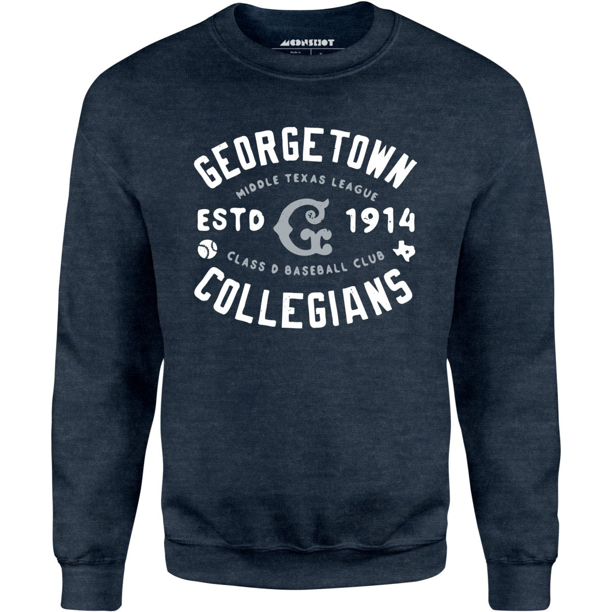 Georgetown Collegians - Texas - Vintage Defunct Baseball Teams - Unisex Sweatshirt