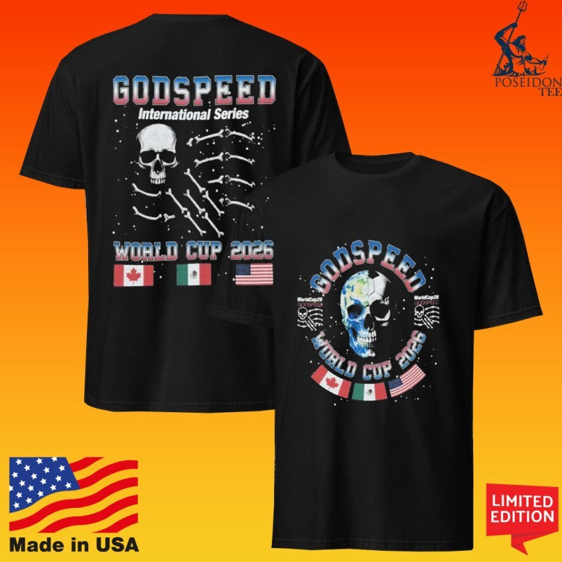 Godspeed New York Planet Fútbol World Cup 2026 T-shirt