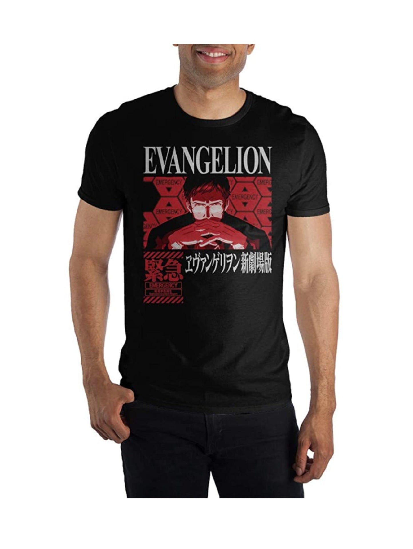 Neon Genesis Evangelion NERV Gendo Anime Adult T Shirt - clothing by TeeHivey.com