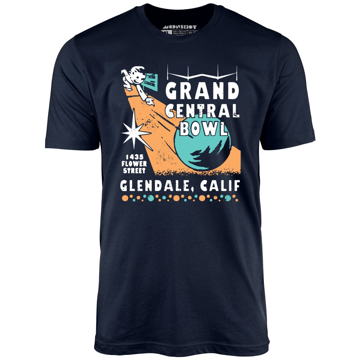 Grand Central Bowl - Glendale, CA - Vintage Bowling Alley - Unisex T-Shirt