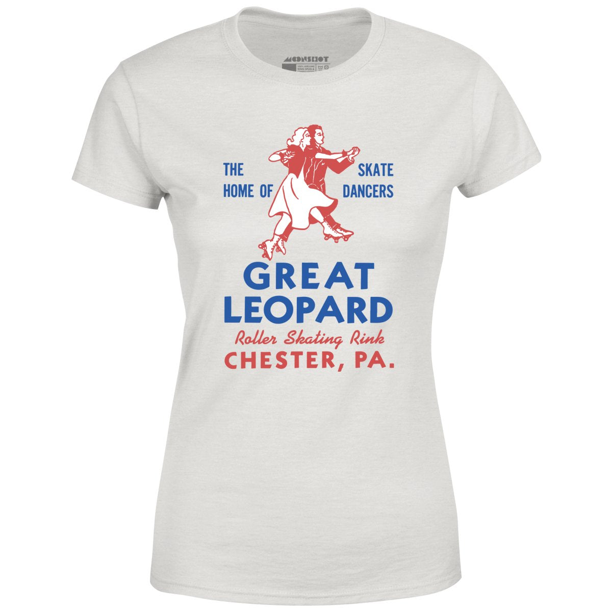 Great Leopard Roller Skating Rink - Chester, PA - Vintage Roller Rink - Women's T-Shirt