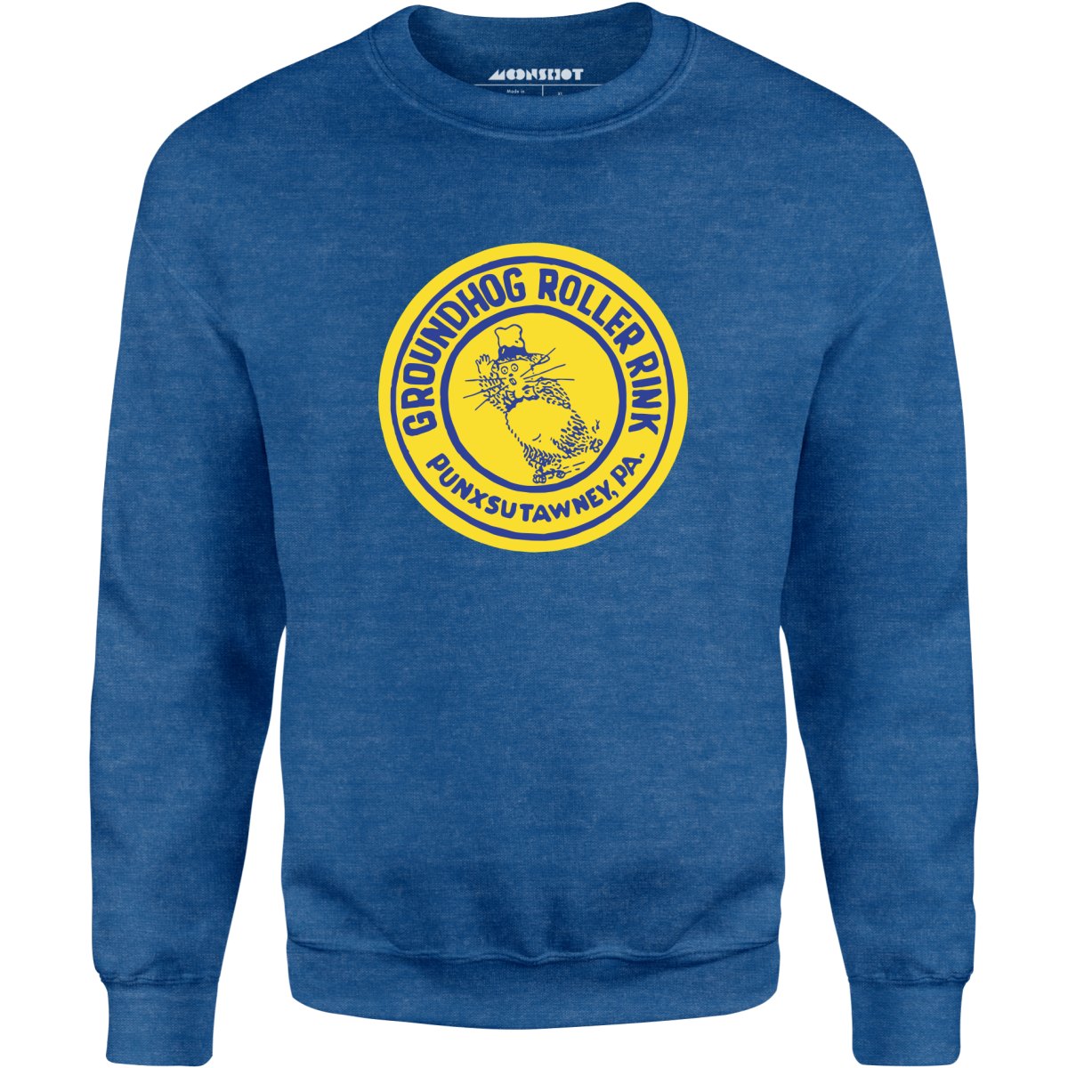 Groundhog Roller Rink - Punxsutawney, PA - Vintage Roller Rink - Unisex Sweatshirt