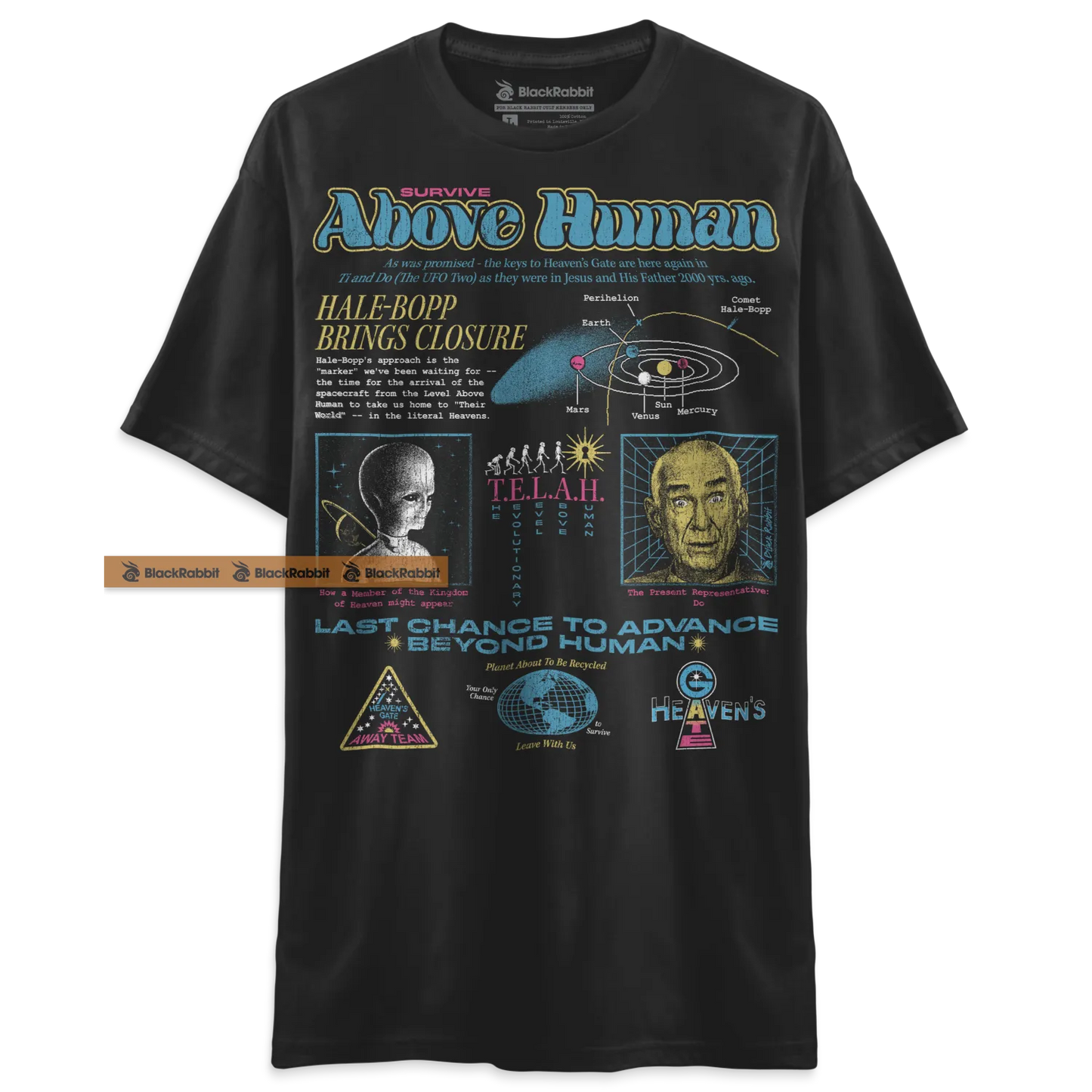 Heaven's Gate Cult Survive Above Human 90s Retro Vintage Unisex Classic T-Shirt