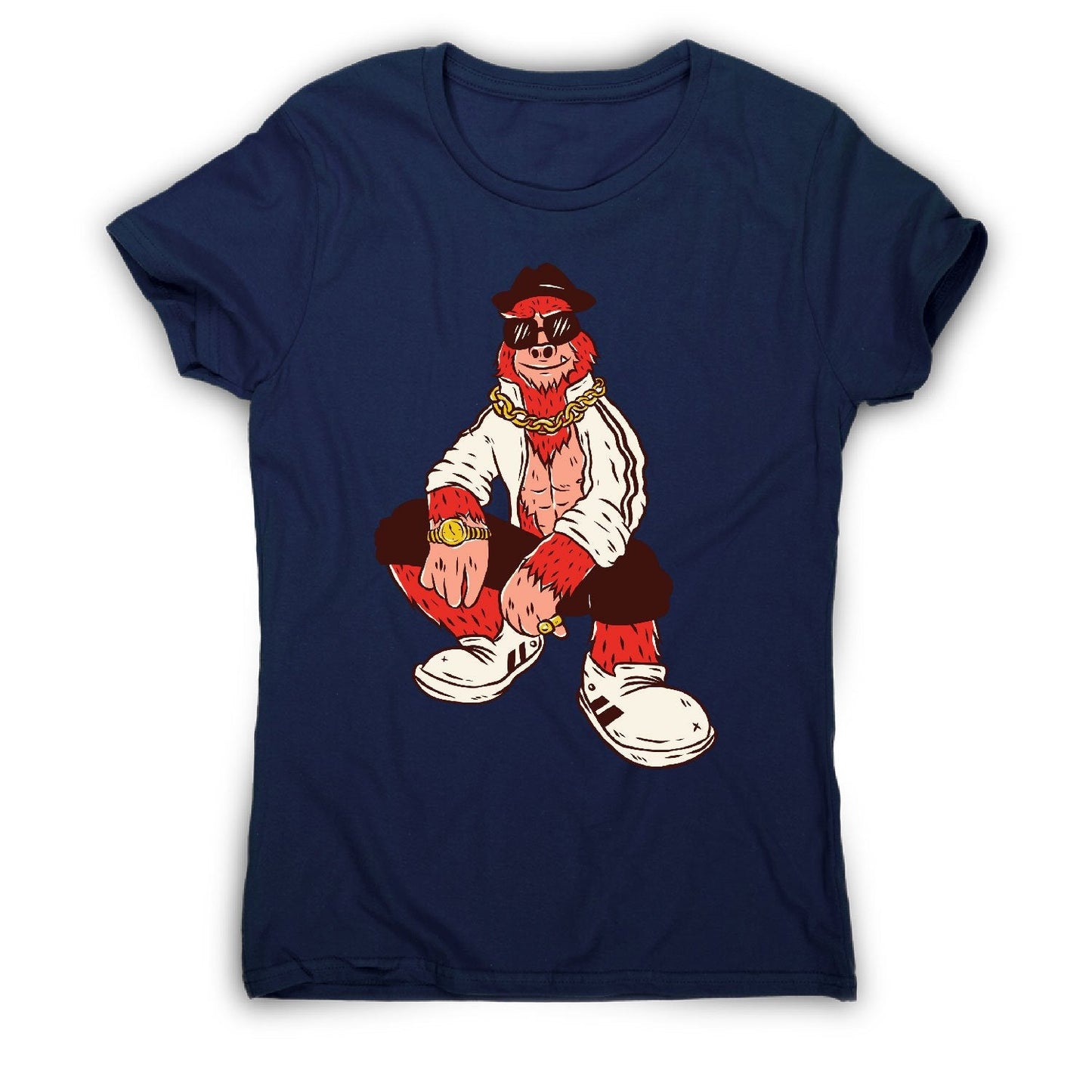 Hip hop bigfoot - women's funny premium t-shirt