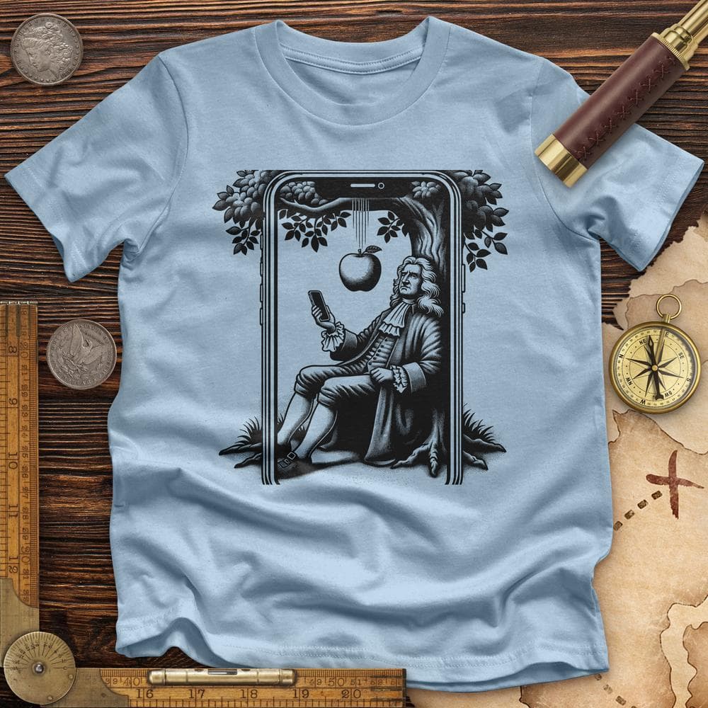 A Man on Phone Premium Quality Tee