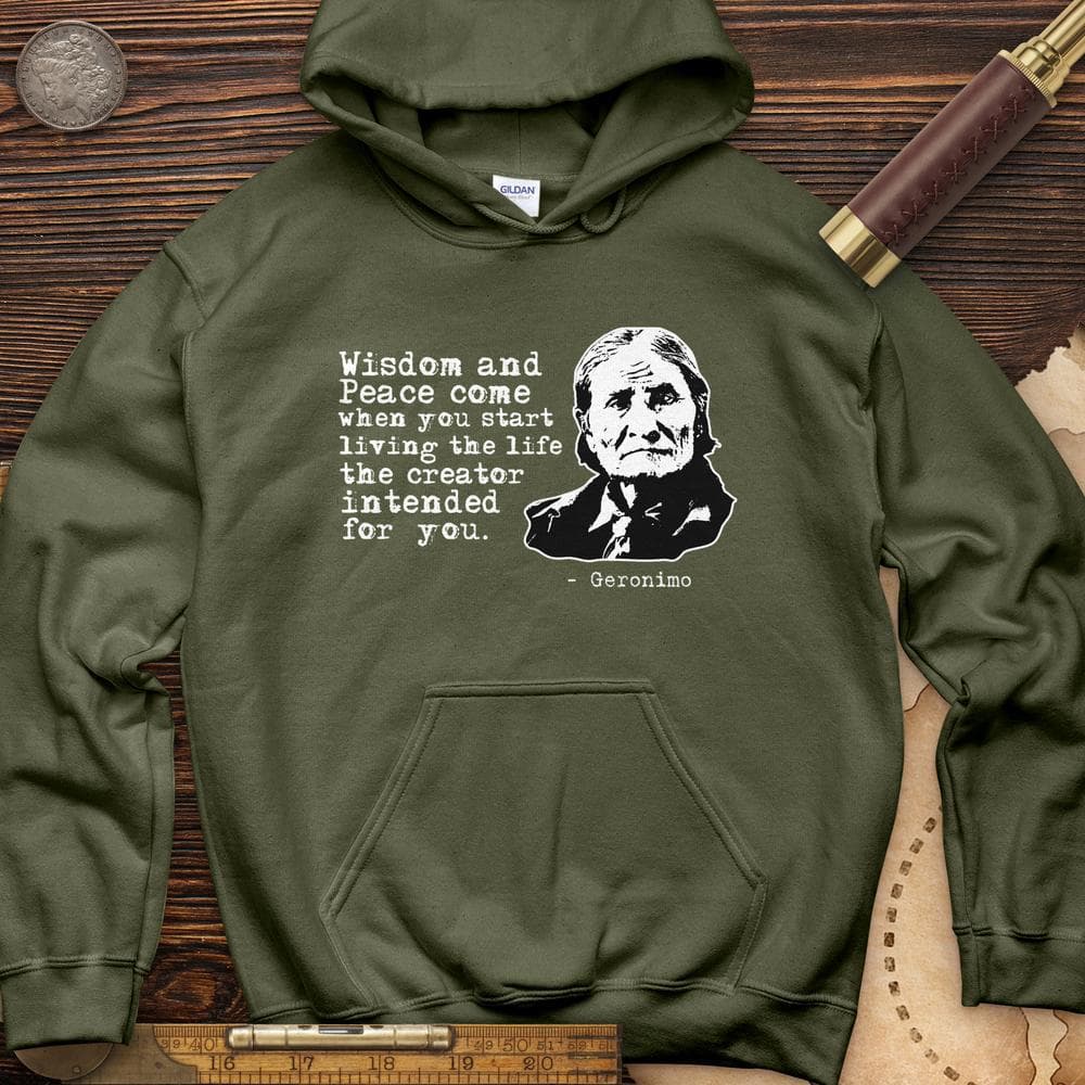 Geronimo Wisdom And Peace Hoodie
