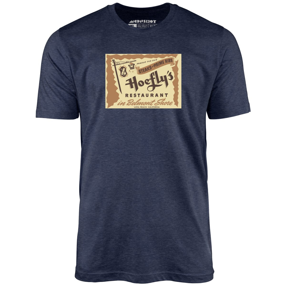 Hoefly's - Belmont Shore, CA - Vintage Restaurant - Unisex T-Shirt