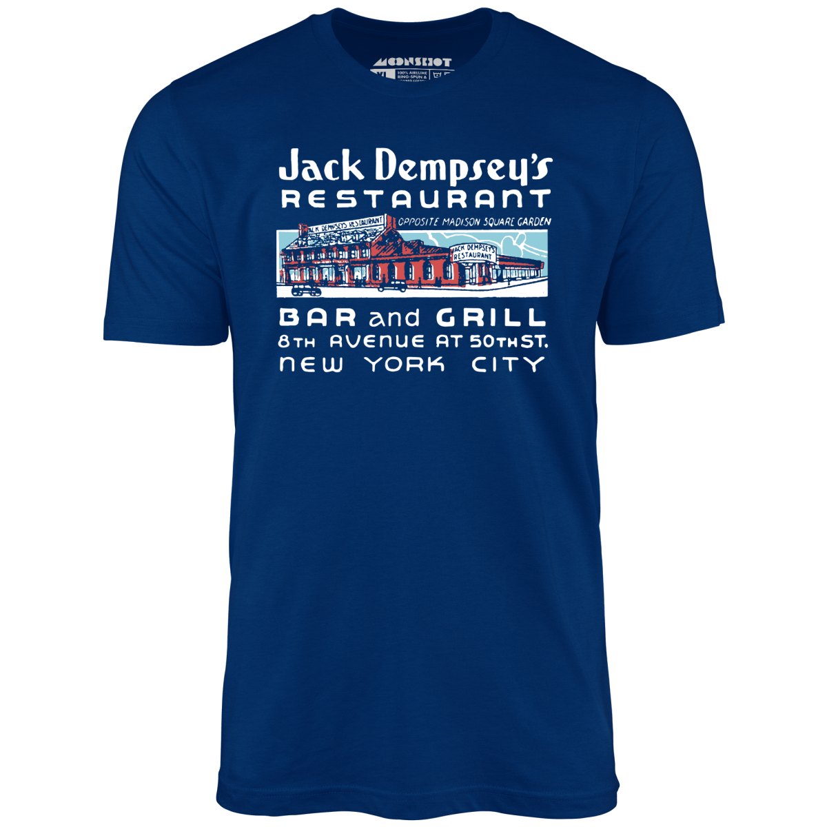 Jack Dempsey's v2 - Manhattan, NY - Vintage Restaurant - Unisex T-Shirt