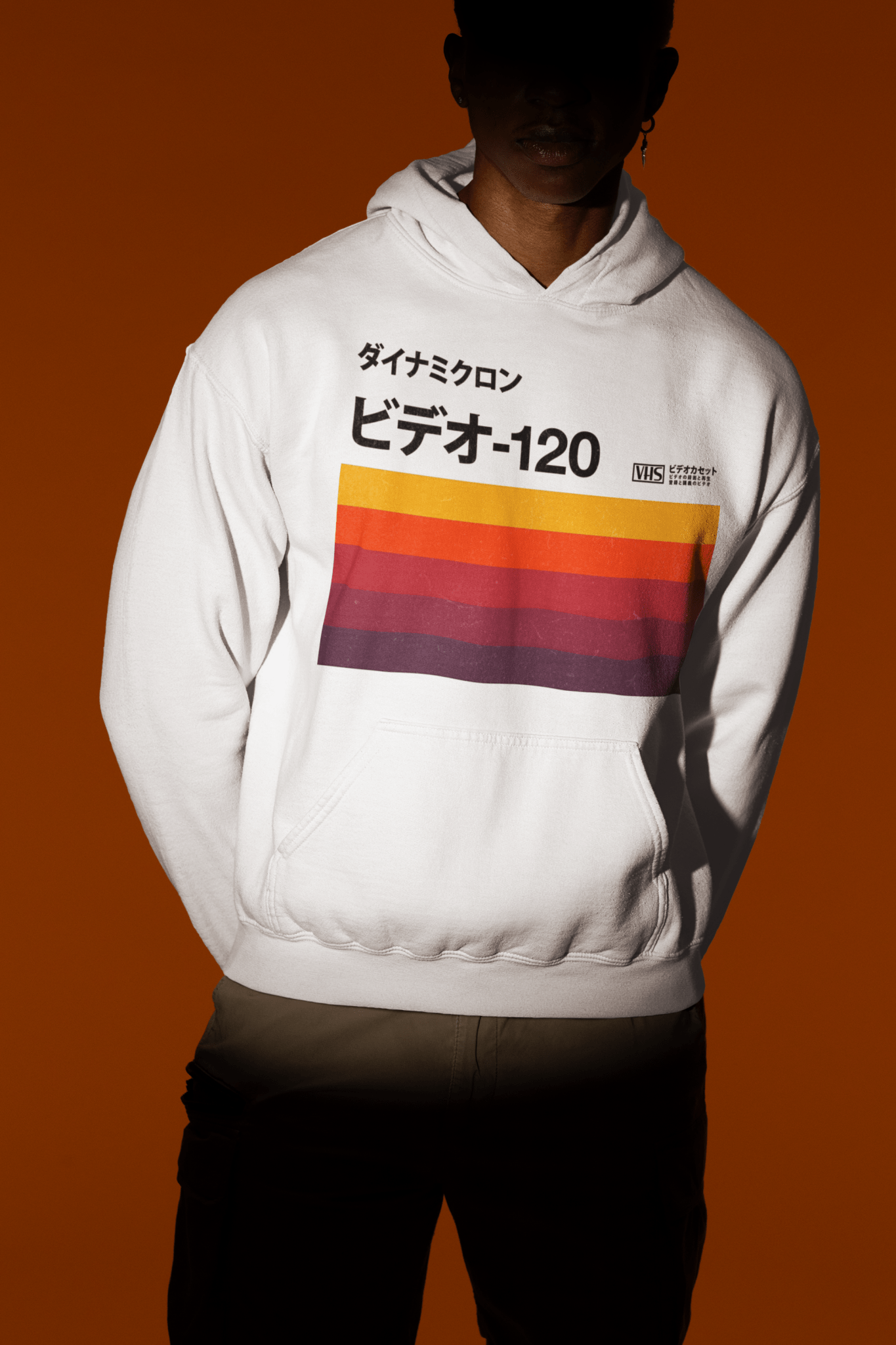 Japanese VHS Video Cassette Retro Graphic Hoodie