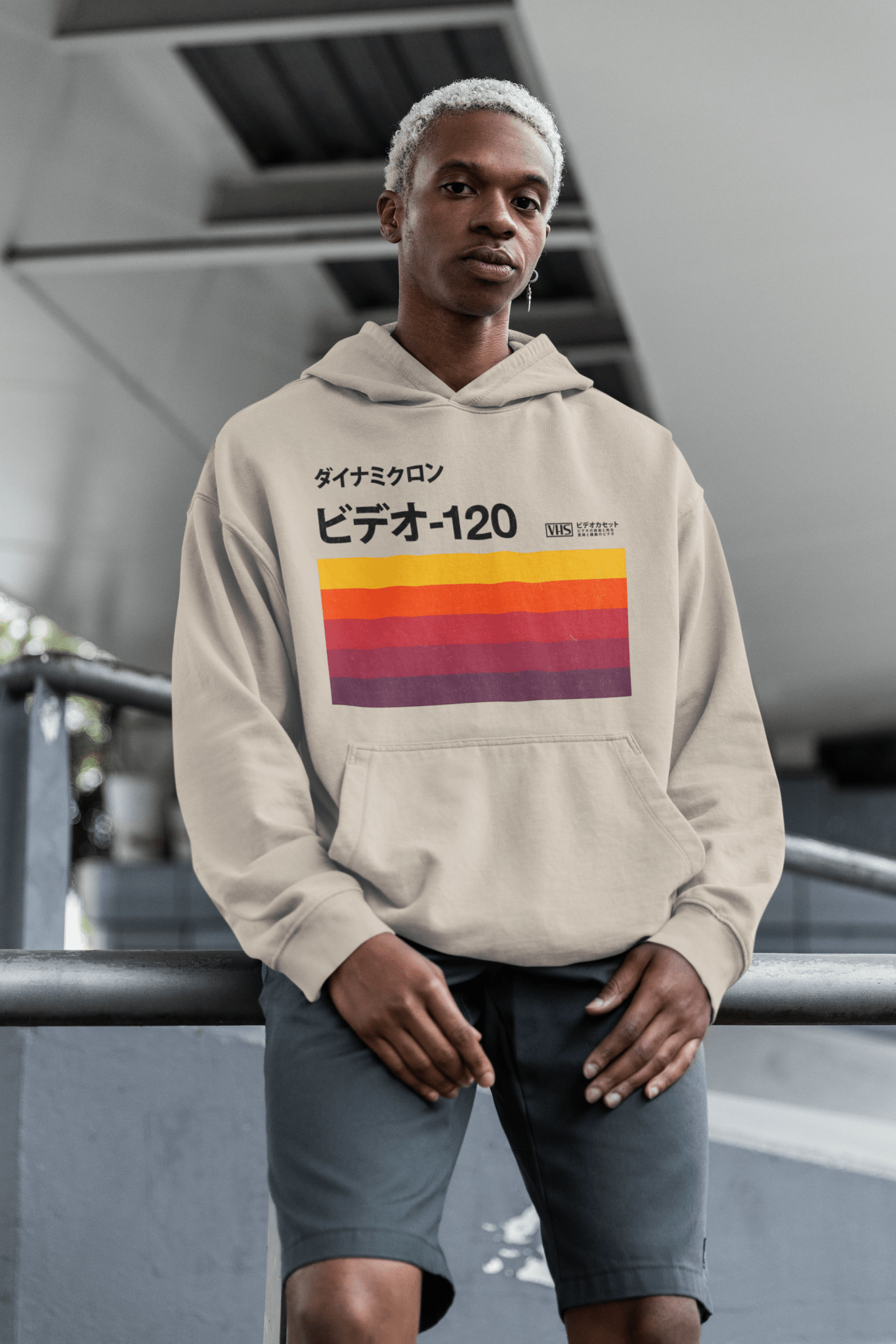 Japanese VHS Video Cassette Retro Graphic Hoodie