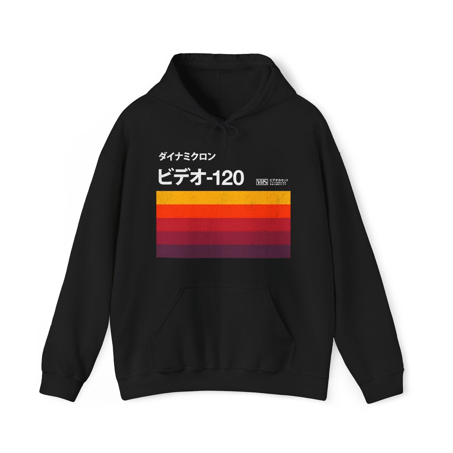 Japanese VHS Video Cassette Retro Graphic Hoodie