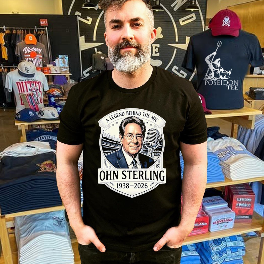 John Sterling A Legend Behind The Mic 1938-2026 T-shirt