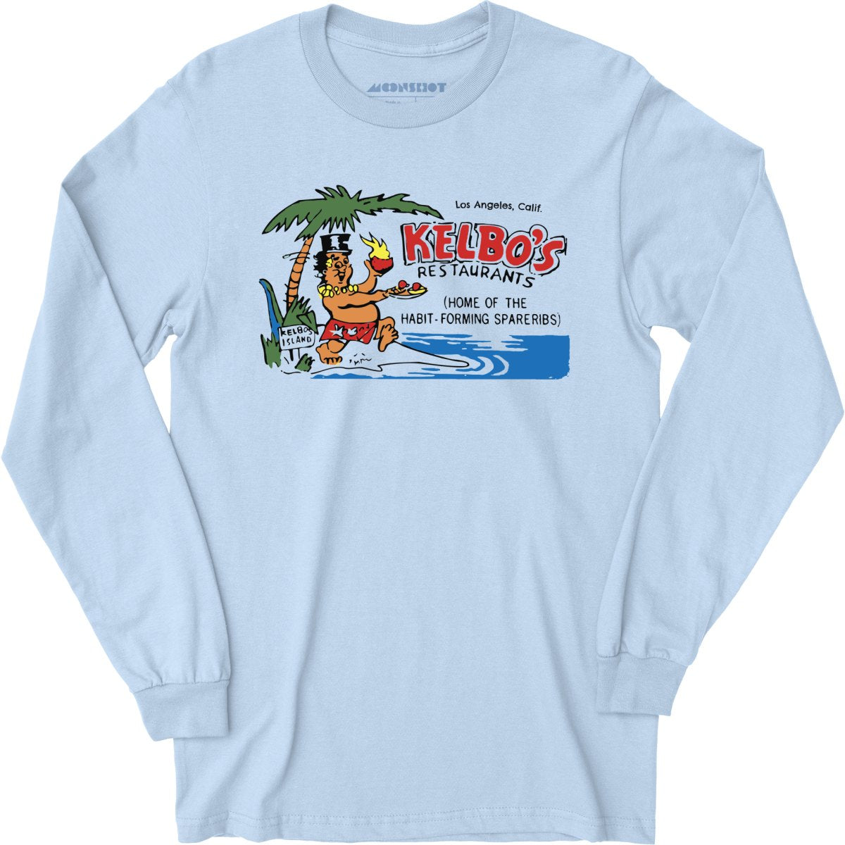 Kelbo's v2 - Los Angeles, CA - Vintage Tiki Bar - Long Sleeve T-Shirt