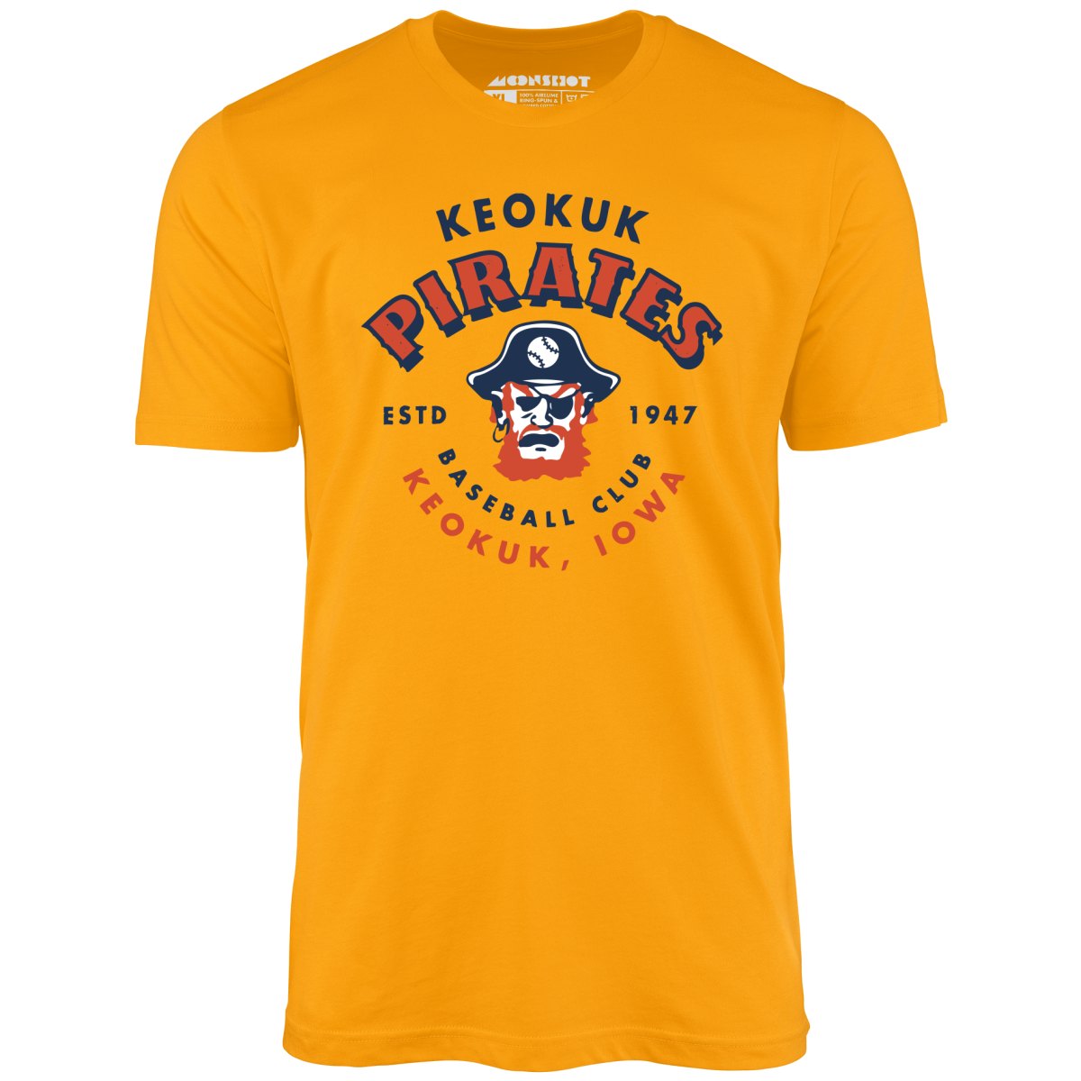 Keokuk Pirates - Iowa - Vintage Defunct Baseball Teams - Unisex T-Shirt