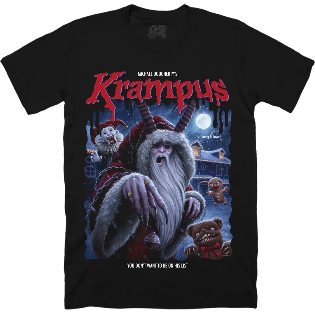 KRAMPUS: '90S HORROR PAPERBACK - T-SHIRT