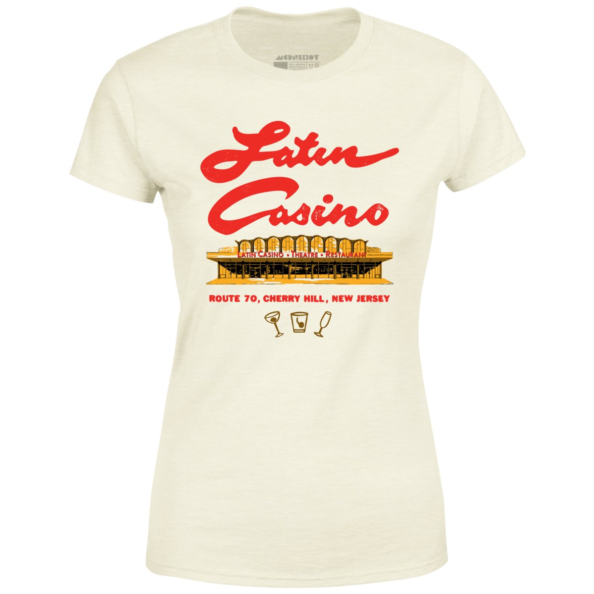 Latin Casino v3 - Cherry Hill, NJ - Vintage Nightclub - Women's T-Shirt