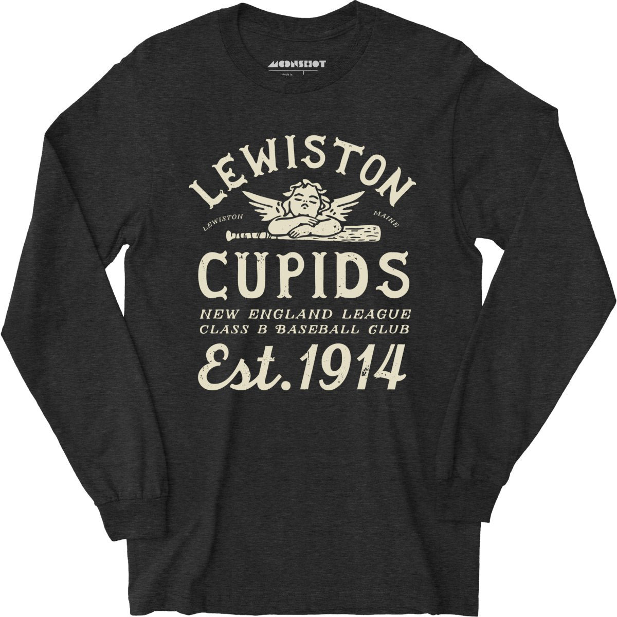 Lewiston Cupids - Maine - Vintage Defunct Baseball Teams - Long Sleeve T-Shirt
