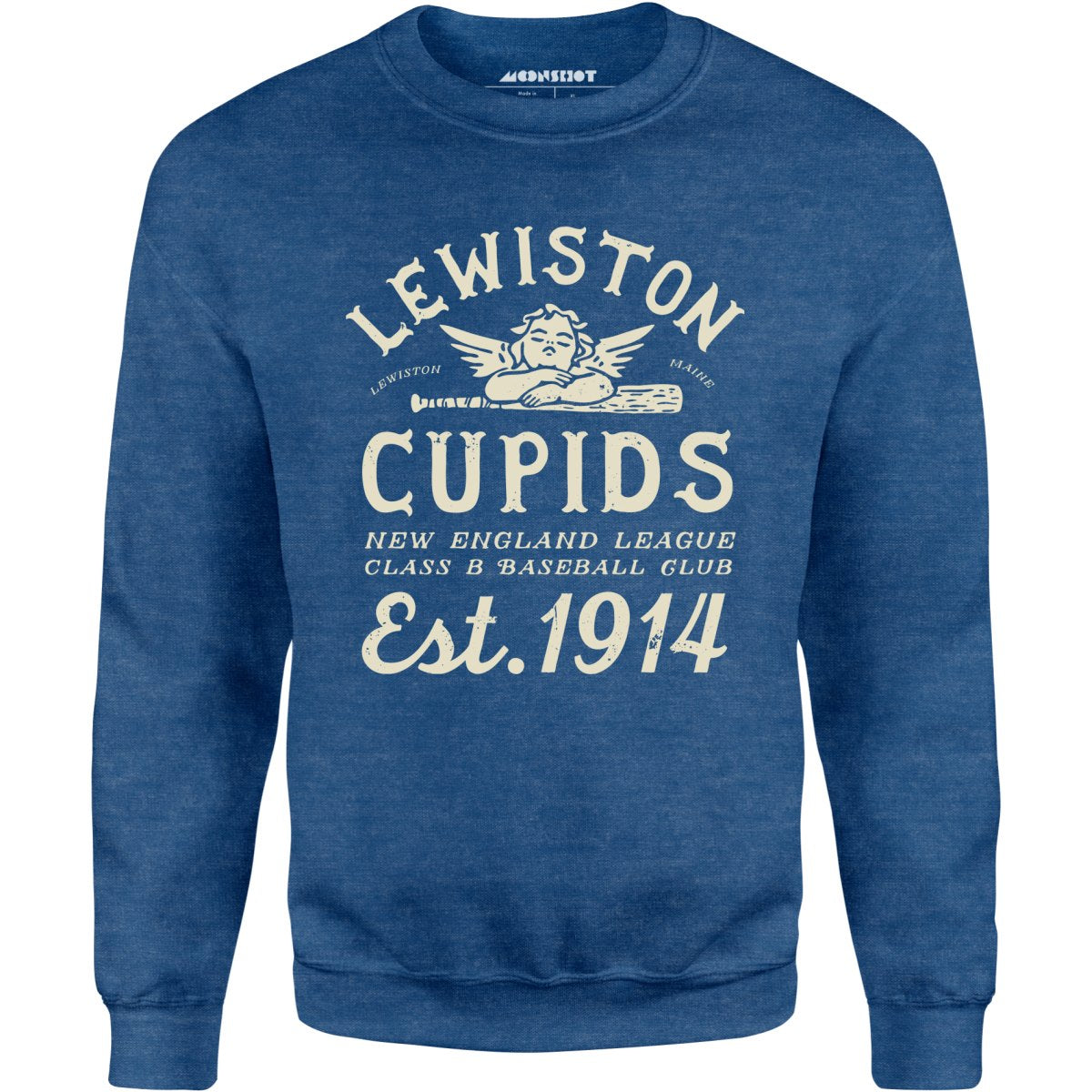 Lewiston Cupids - Maine - Vintage Defunct Baseball Teams - Unisex Sweatshirt