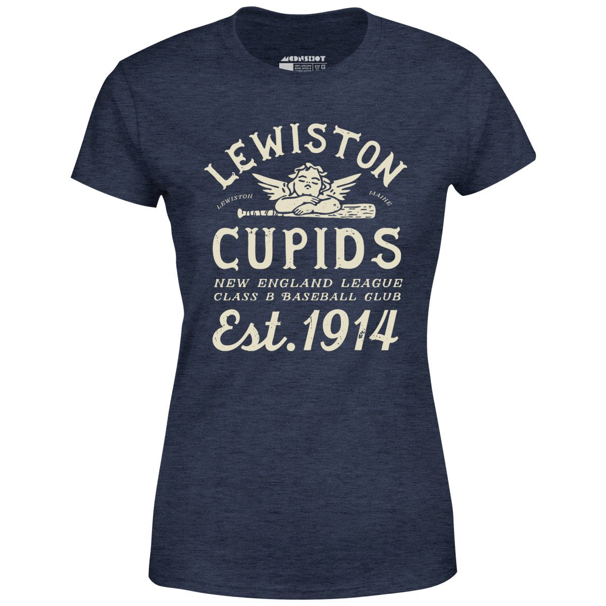 Lewiston Cupids - Maine - Vintage Defunct Baseball Teams - Women's T-Shirt