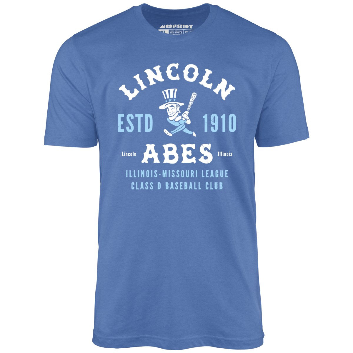 Lincoln Abes - Illinois - Vintage Defunct Baseball Teams - Unisex T-Shirt