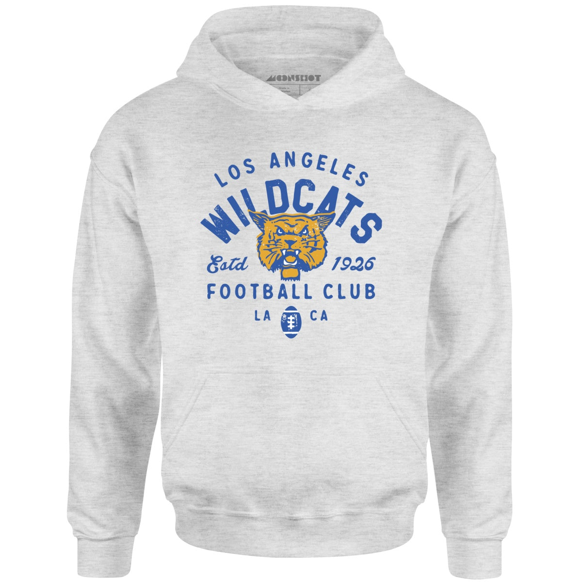Los Angeles Wildcats - California - Vintage Defunct Football Teams - Unisex Hoodie