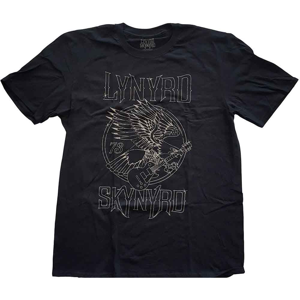73 Eagle Guitar T Shirt Black
