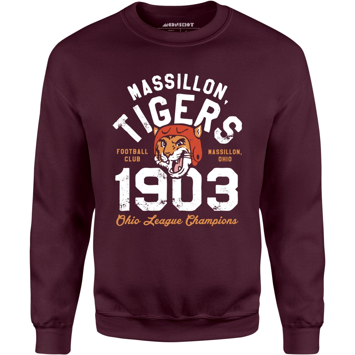 Massillon Tigers - Ohio - Vintage Defunct Football Teams - Unisex Sweatshirt