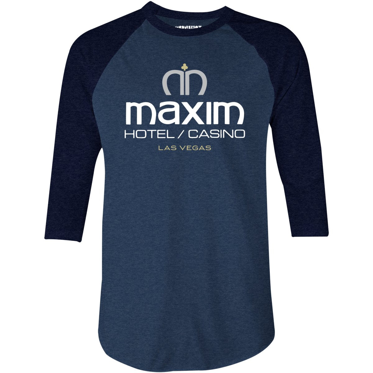 Maxim Hotel & Casino - Vintage Las Vegas - 3/4 Sleeve Raglan T-Shirt