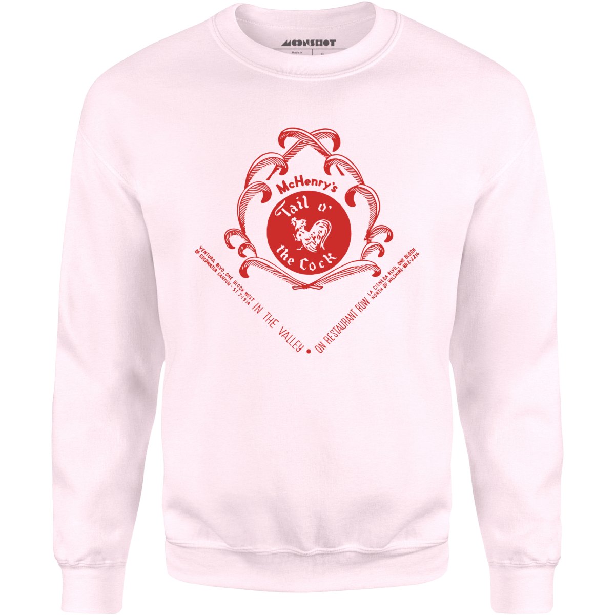 McHenry's Tail o' the Cock v2 - Los Angeles, CA - Vintage Restaurant - Unisex Sweatshirt