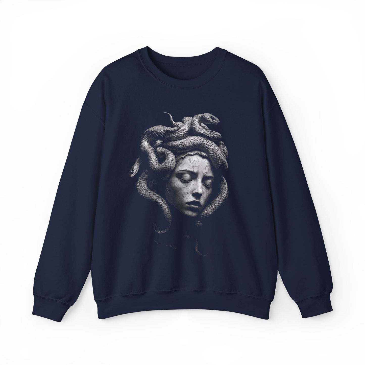 Medusa Vintage Graphic Sweatshirt.