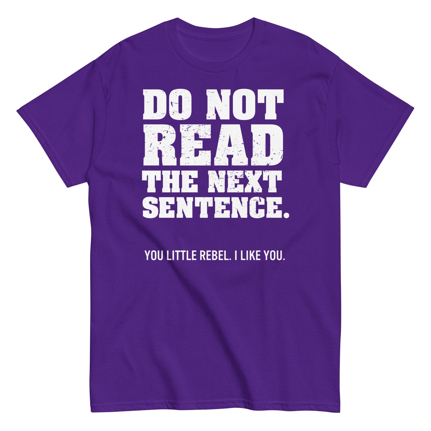 Do Not Read The Next Sentence. Men's Classic Tee