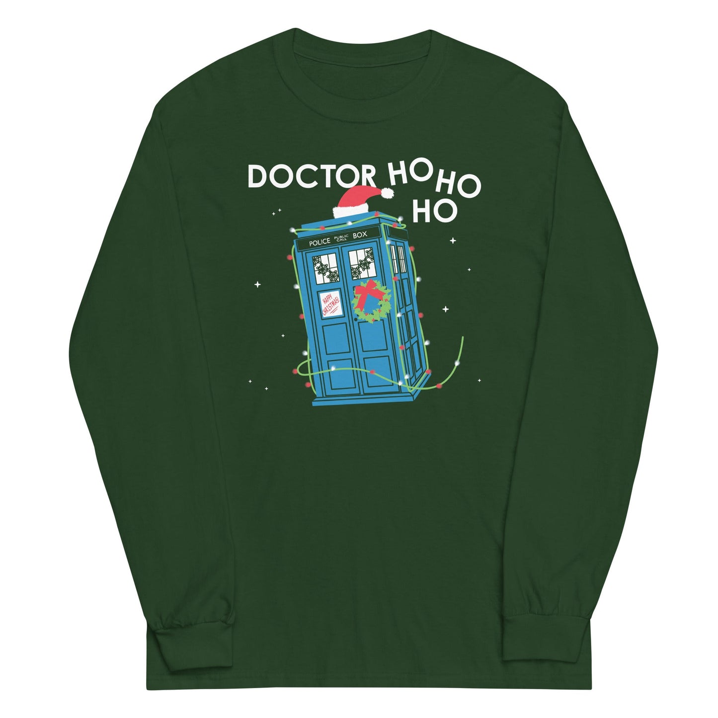 Doctor Ho Ho Ho Unisex Long Sleeve Tee