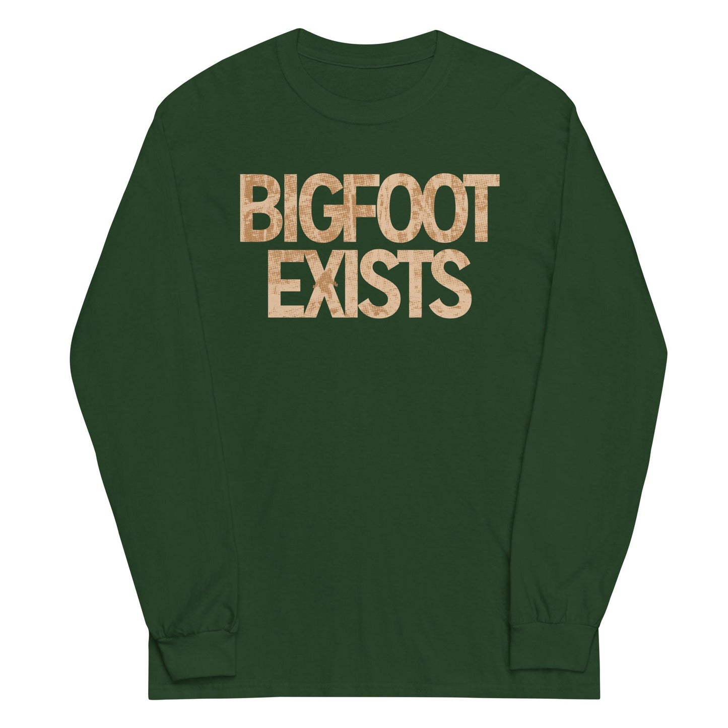 Bigfoot Exists Unisex Long Sleeve Tee