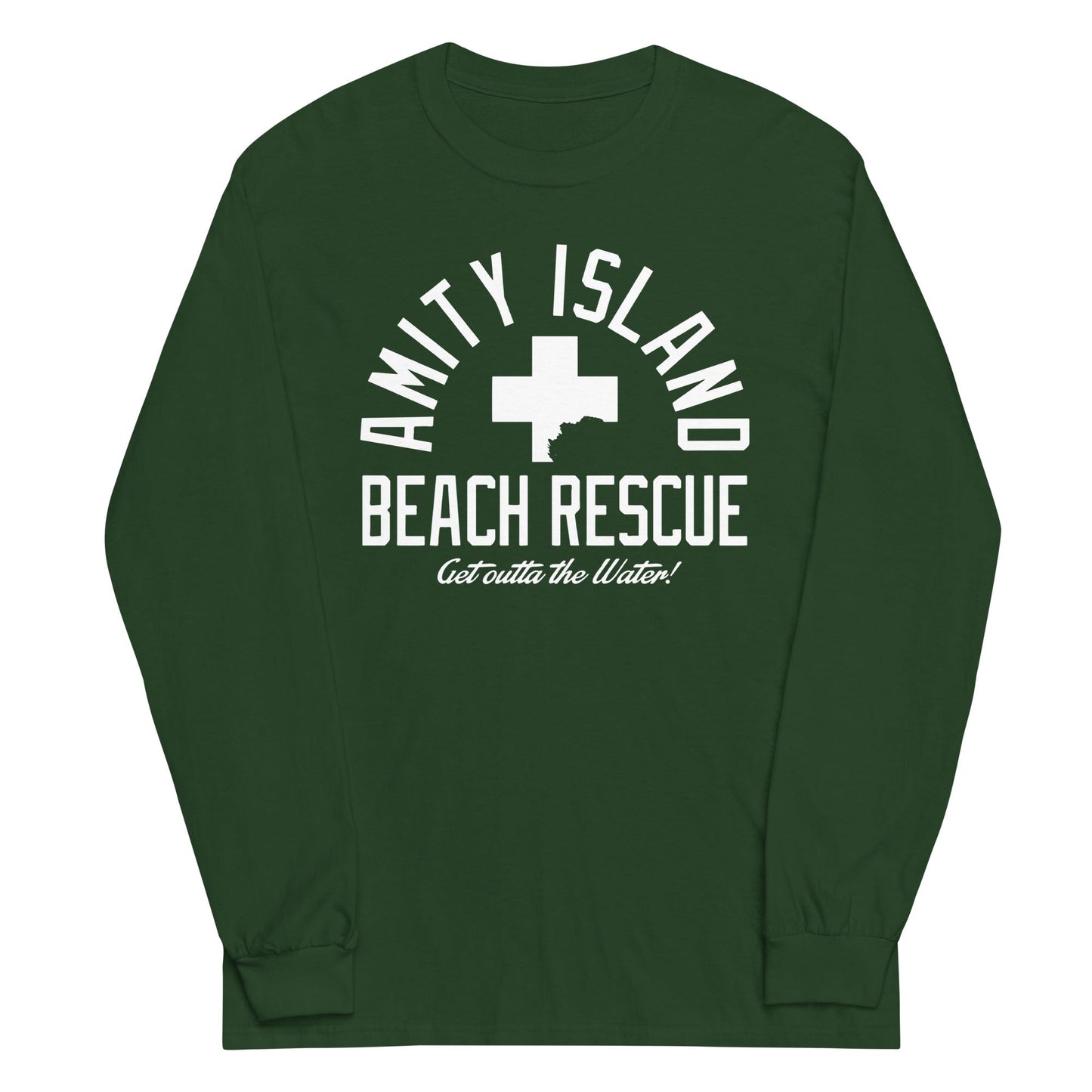 Amity Island Beach Rescue Unisex Long Sleeve Tee