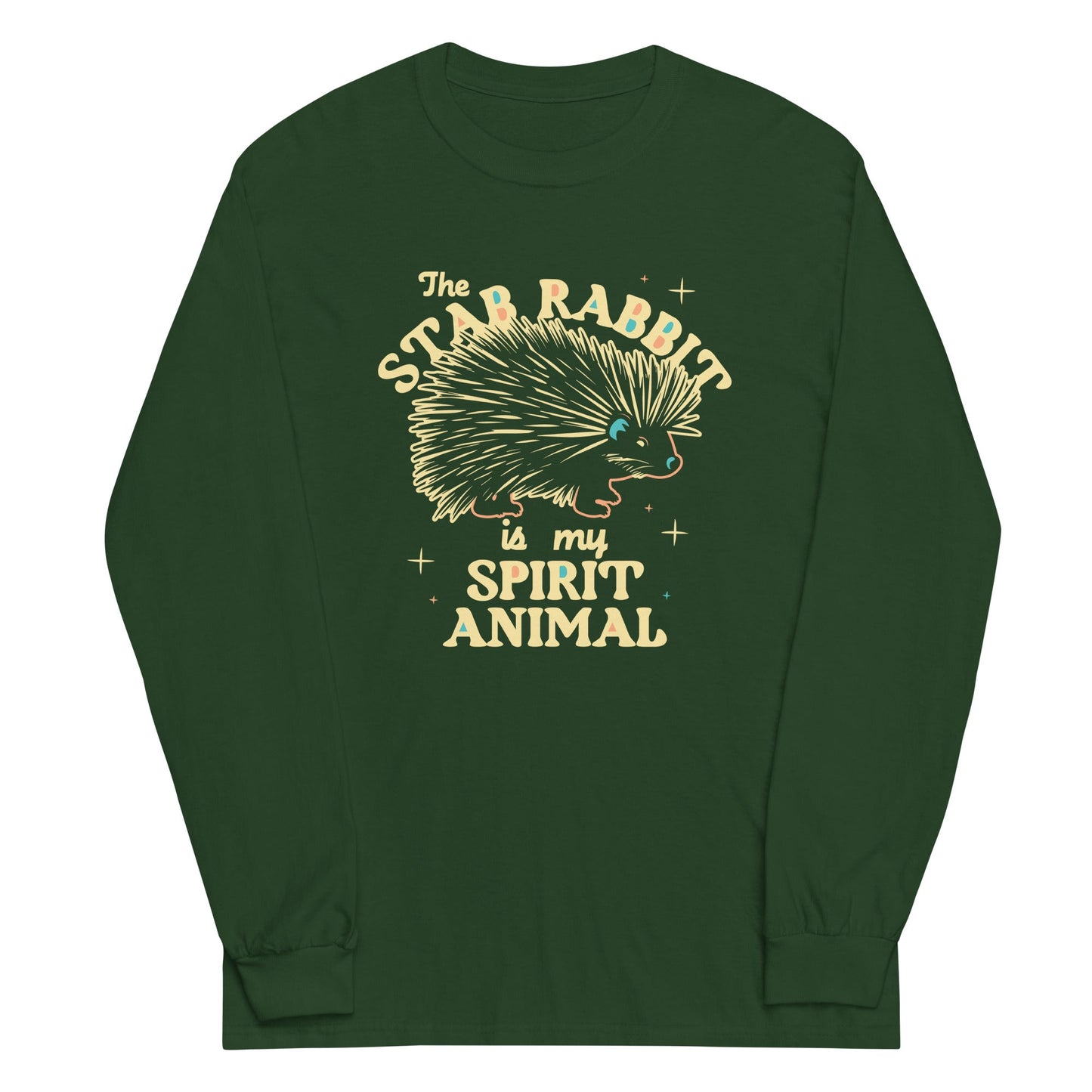 The Stab Rabbit Is My Spirit Animal Unisex Long Sleeve Tee