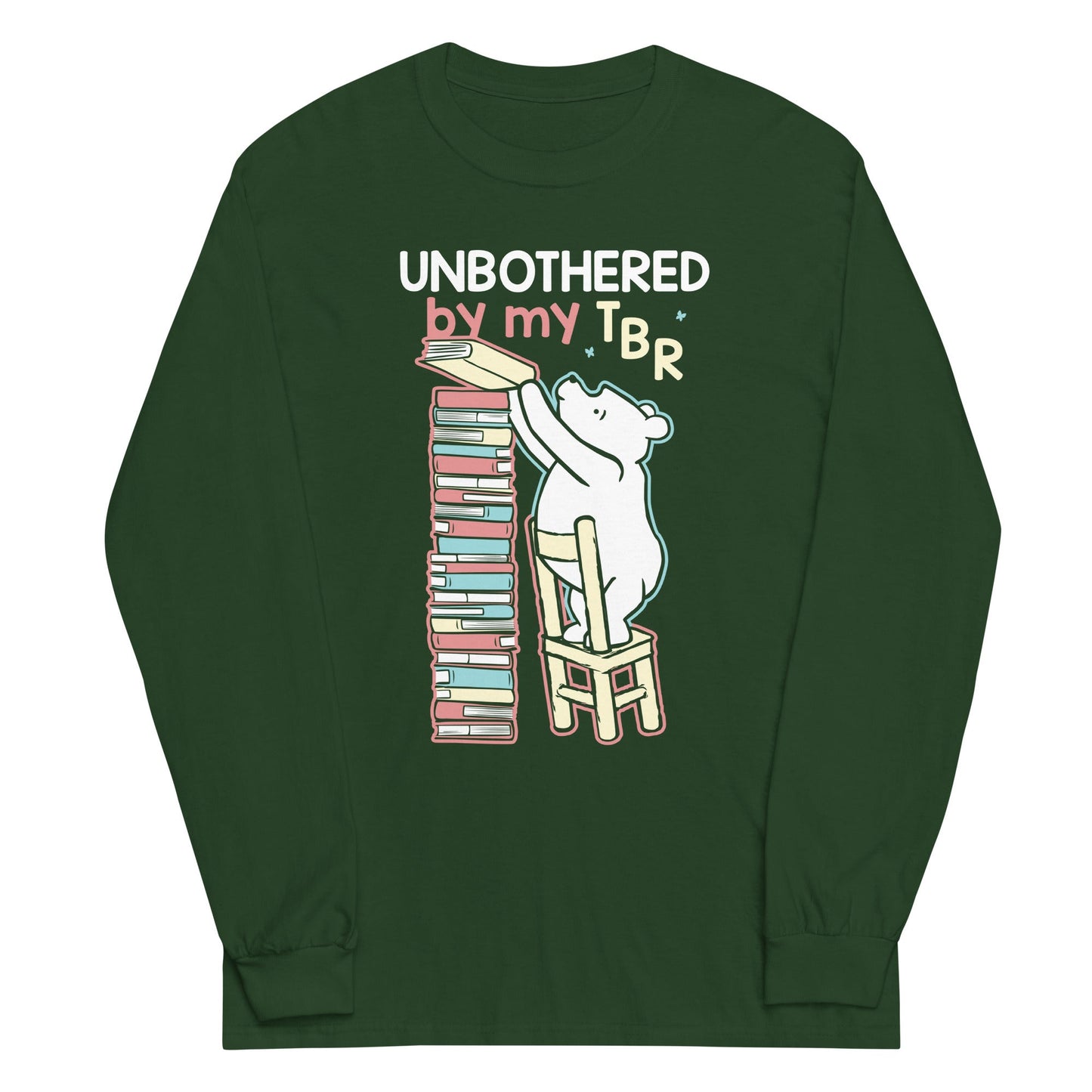 Unbothered By My TBR Unisex Long Sleeve Tee