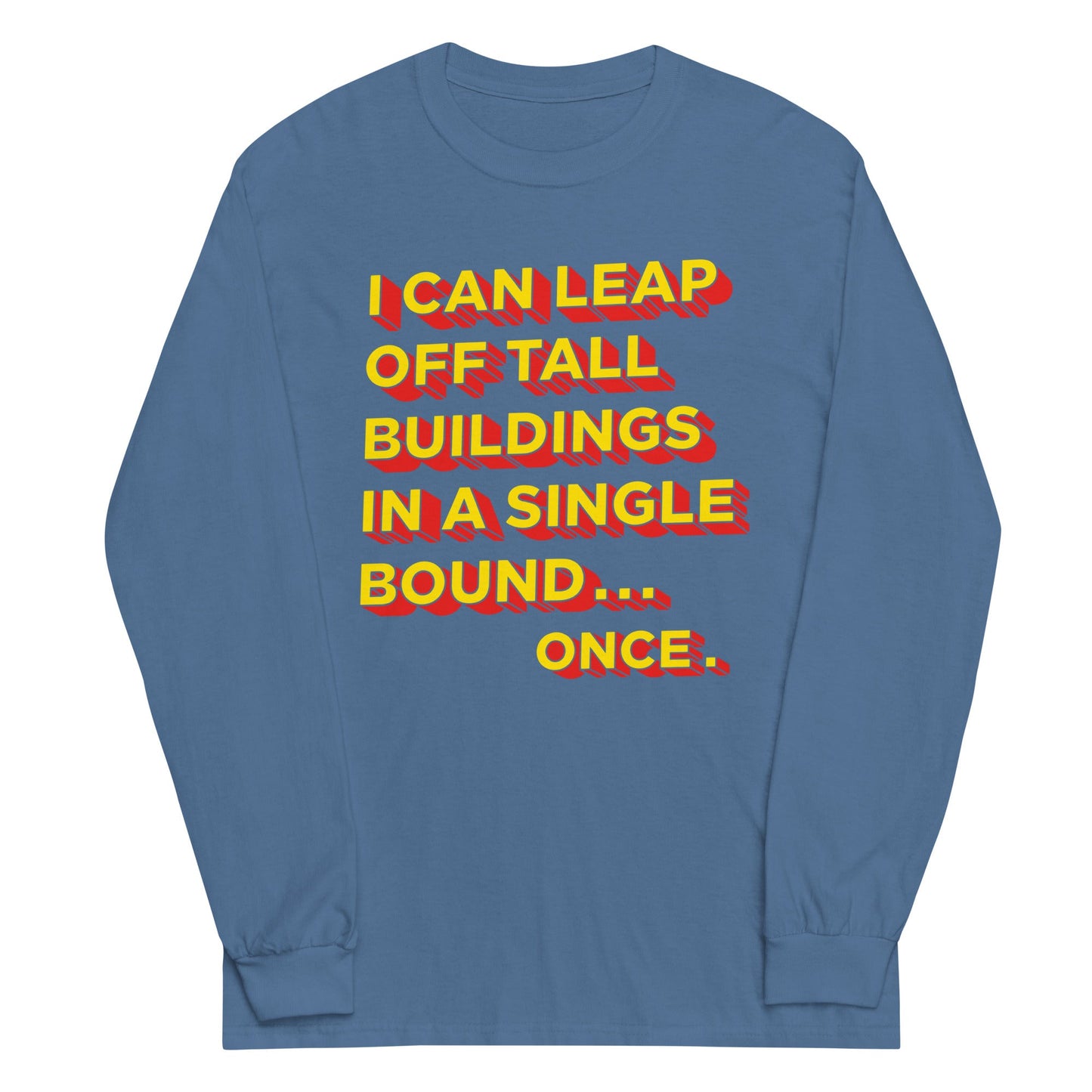 Tall Buildings In A Single Bound Unisex Long Sleeve Tee