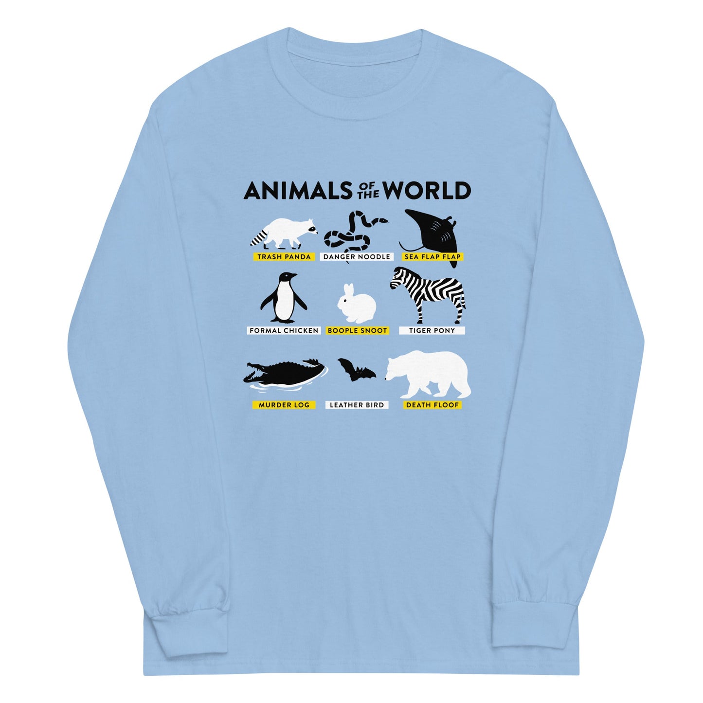 Animals Of The World Unisex Long Sleeve Tee