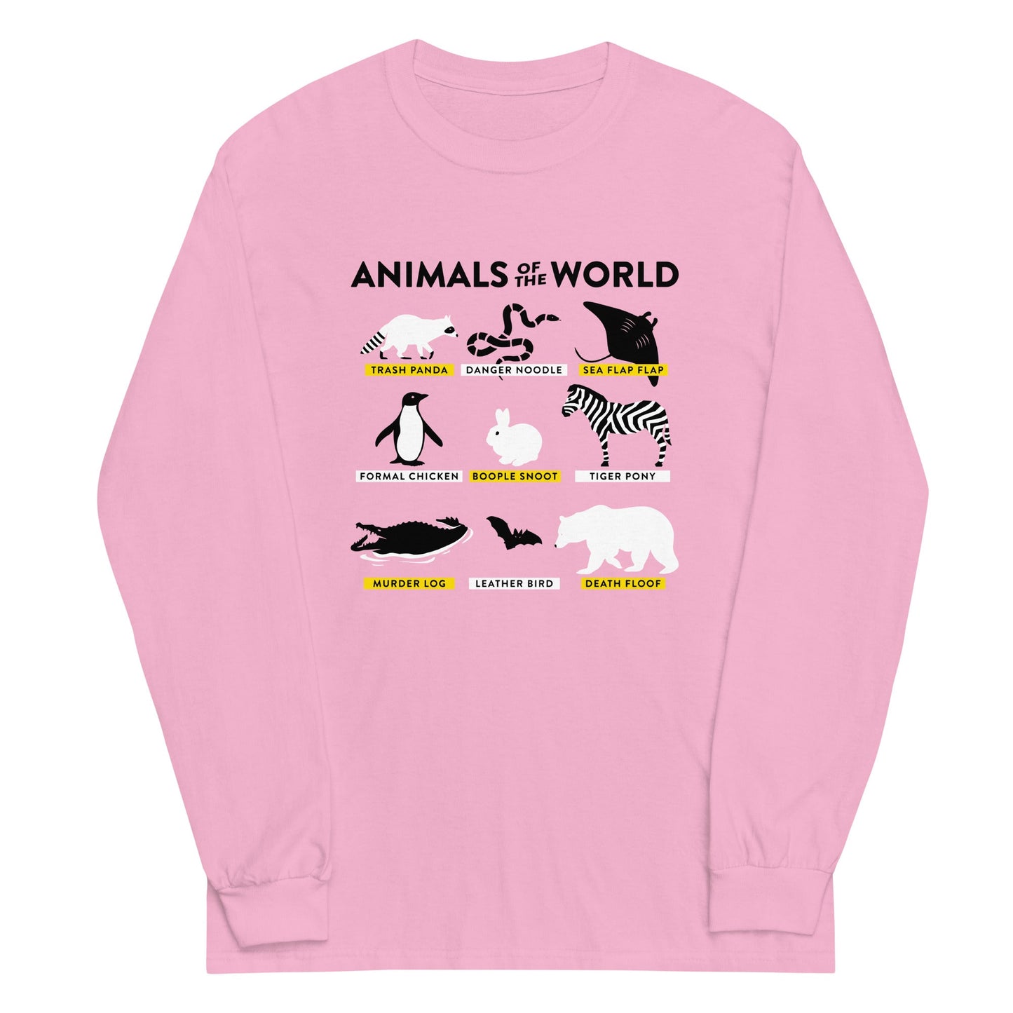 Animals Of The World Unisex Long Sleeve Tee