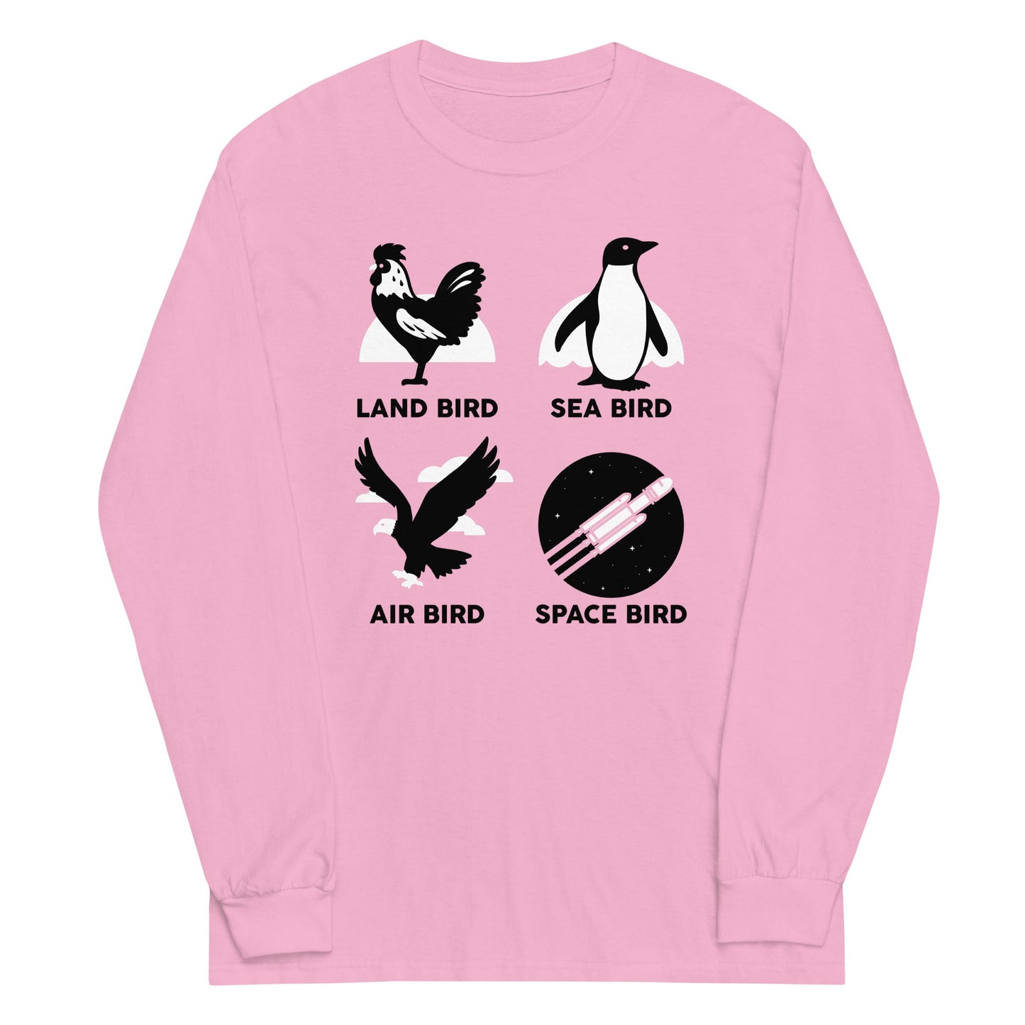 Types Of Birds Unisex Long Sleeve Tee