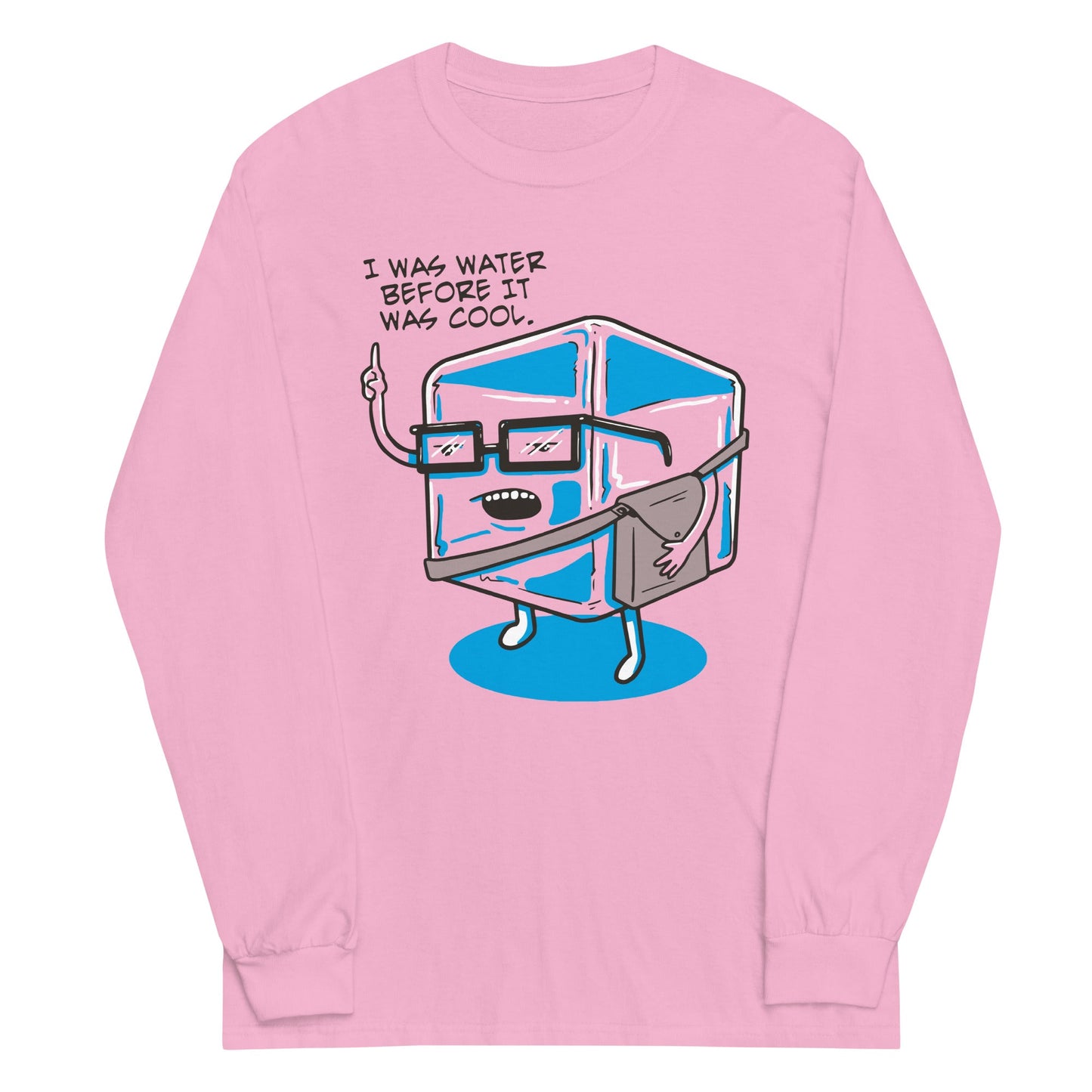 Hipster Ice Cube Unisex Long Sleeve Tee
