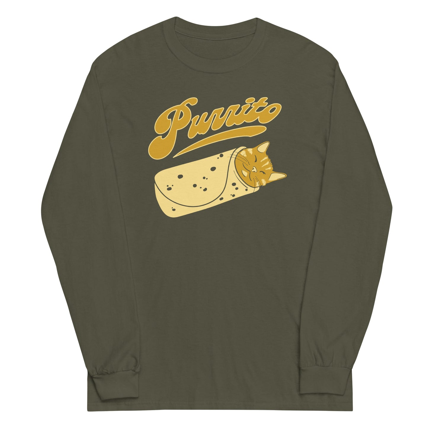 Purrito Unisex Long Sleeve Tee