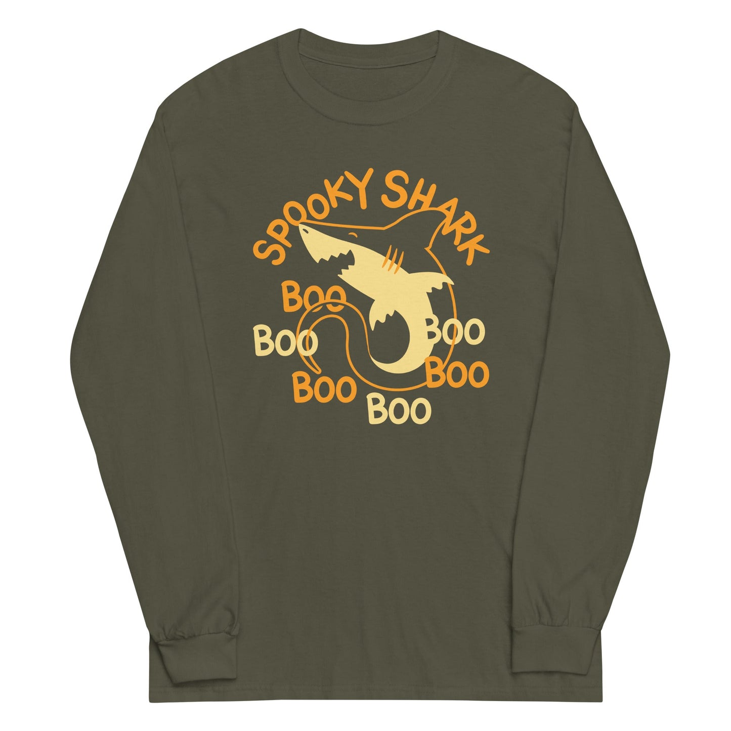 Spooky Shark Unisex Long Sleeve Tee