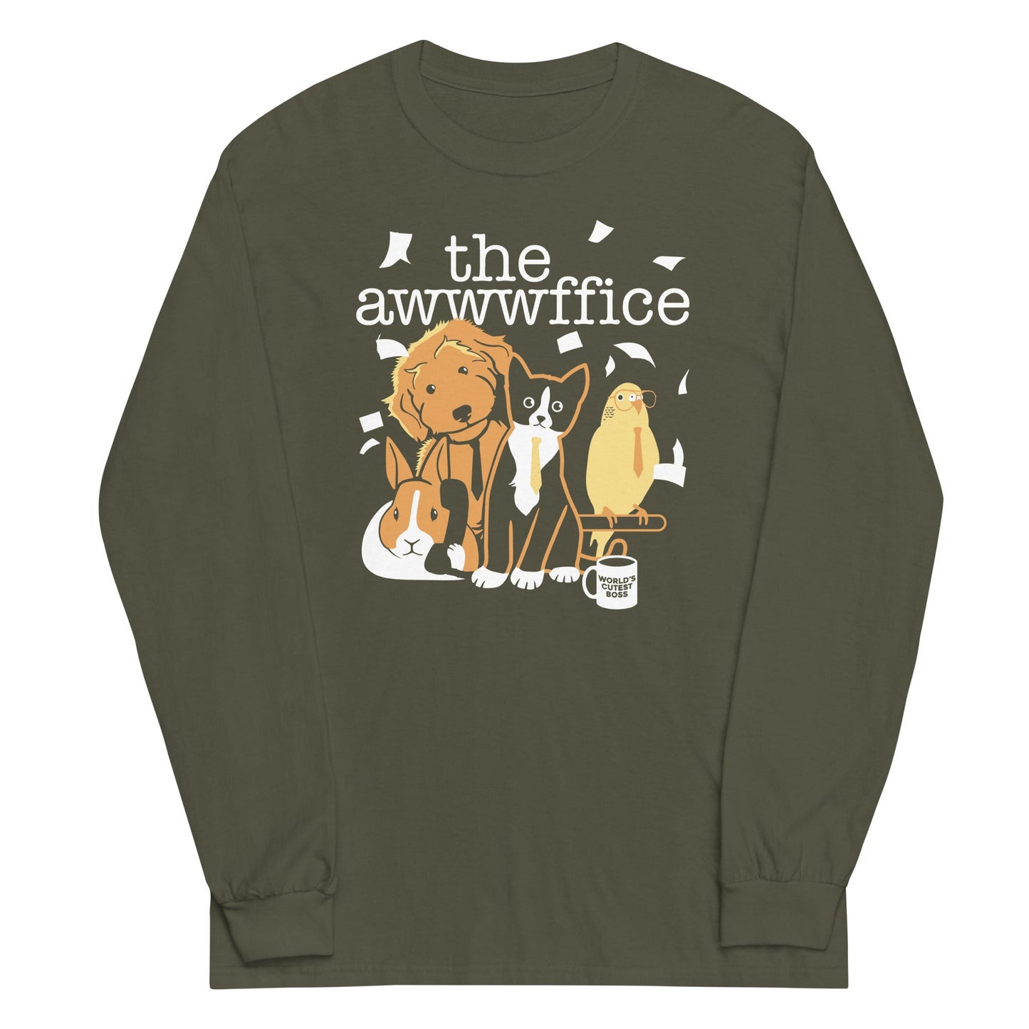The Awwwffice Unisex Long Sleeve Tee