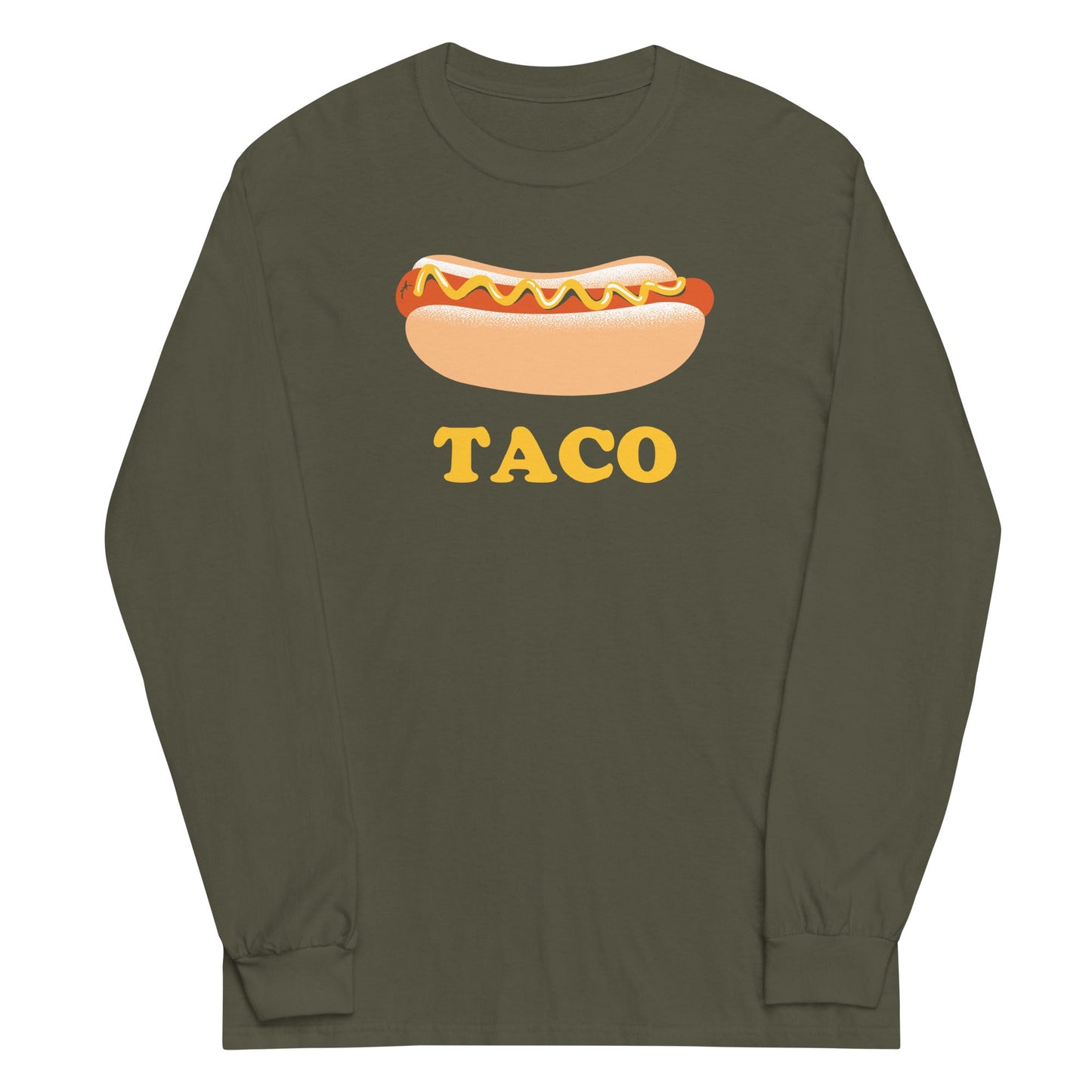 Hotdog Taco Unisex Long Sleeve Tee