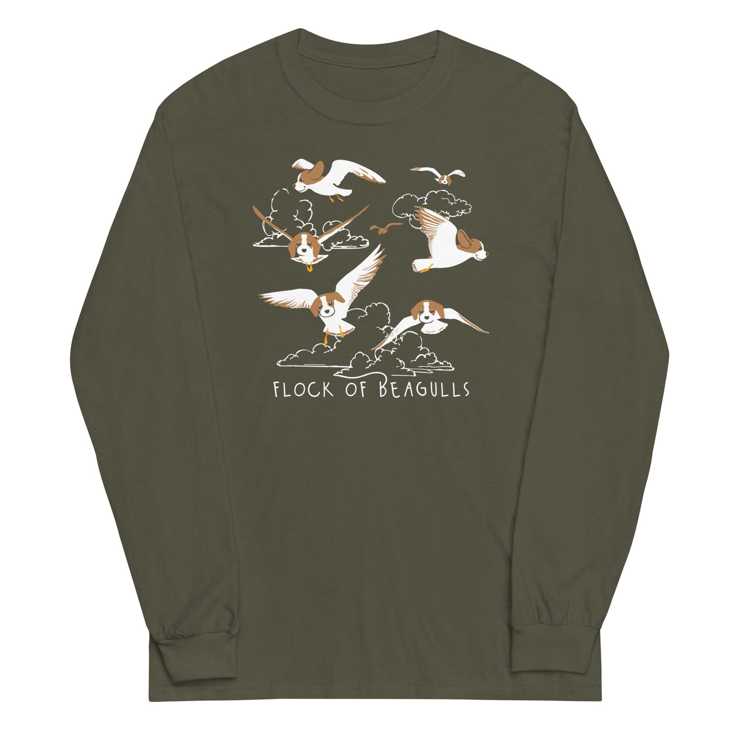 Flock Of Beagulls Unisex Long Sleeve Tee